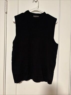 Banana Republic Black Sleeveless Knit Tank